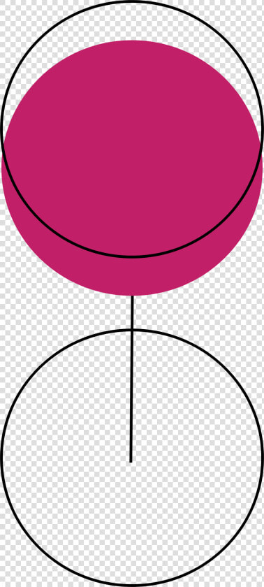 Bicchiere Di Vino Stilizzato   Circle  HD Png DownloadTransparent PNG