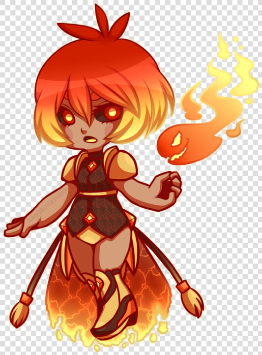 Freeuse Download Collection Of High Quality Free Cliparts   Girl With Fire Element Drawing  HD Png DownloadTransparent PNG