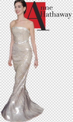  annehathaway  anne  hathaway  oscar  oscars  oscarsawards   Gown  HD Png DownloadTransparent PNG