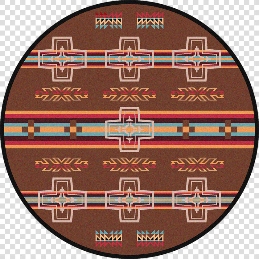 Canyon Cross sunset Round Rug By American Dakota  HD Png DownloadTransparent PNG