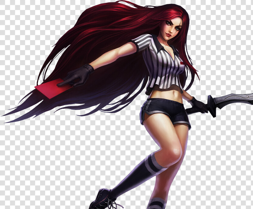 Red Card Katarina Png  Transparent PngTransparent PNG