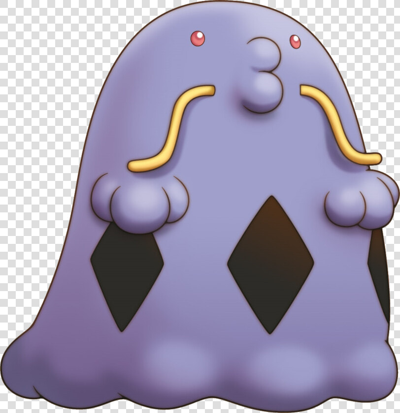  swalot  pokemon  anime  pocketmonsters   Ghost Pokemon With Mustache  HD Png DownloadTransparent PNG