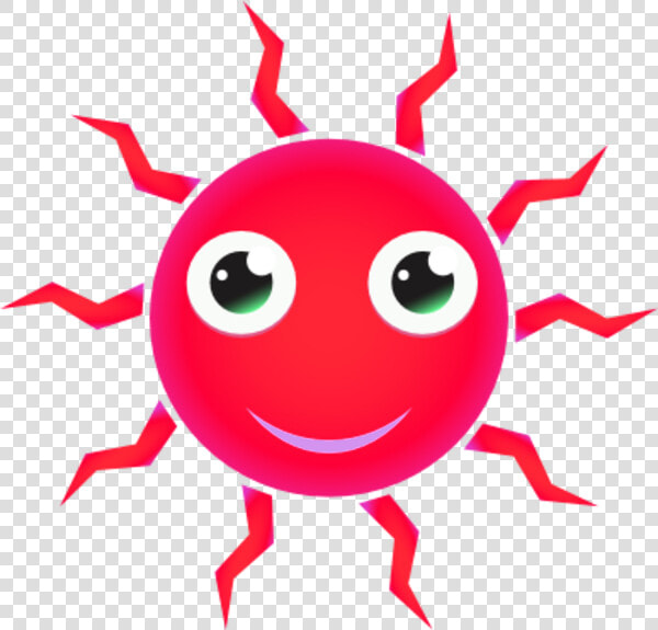 Transparent Red Sun Png   Red Sun Cartoon  Png DownloadTransparent PNG