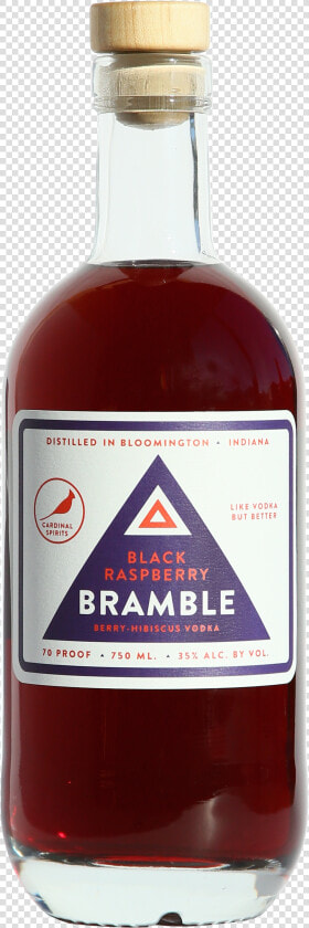 Bramble 750ml Cutout   Cardinal Spirits Bramble Vodka  HD Png DownloadTransparent PNG