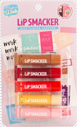 Days Of The Week Lip Balm Set   Days Of The Week Lip Smacker  HD Png DownloadTransparent PNG