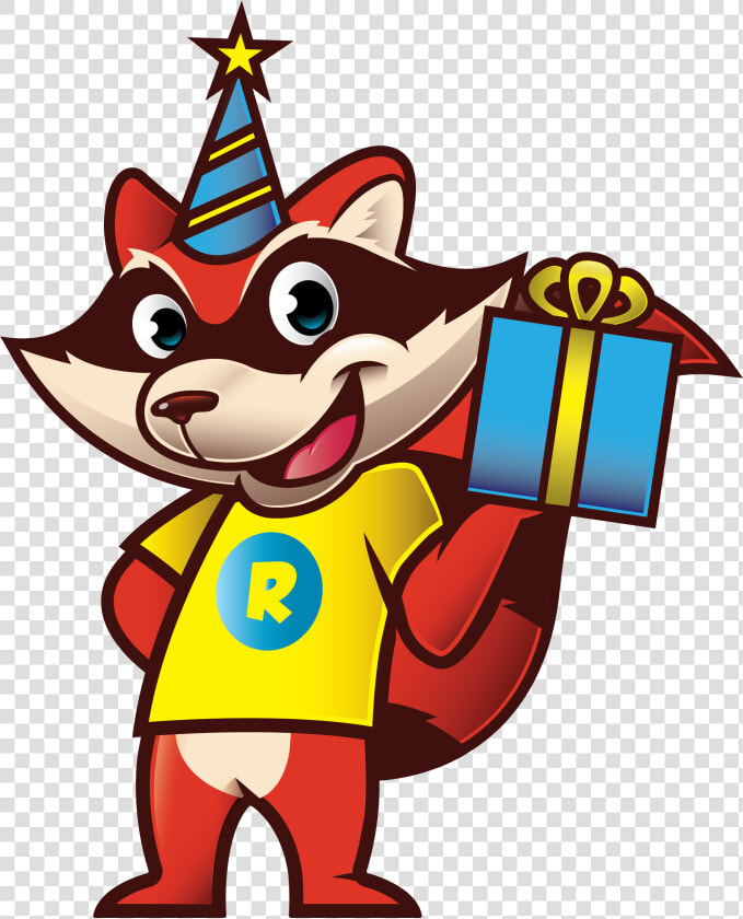 Birthday Mascot Ai   Red Racoon  HD Png DownloadTransparent PNG