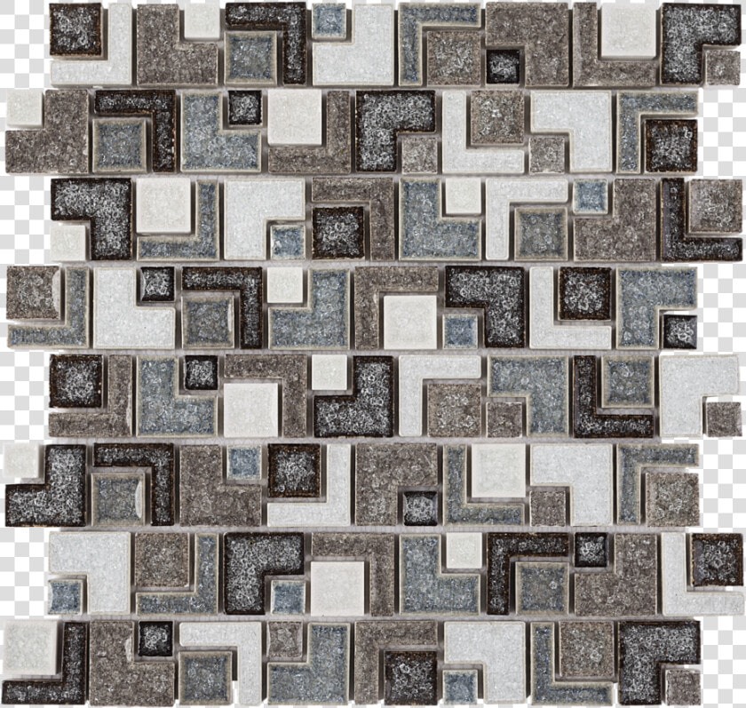 Rpc 13 Brown  amp  Green Cracked Glass Maze Random Mosaic   Tile  HD Png DownloadTransparent PNG