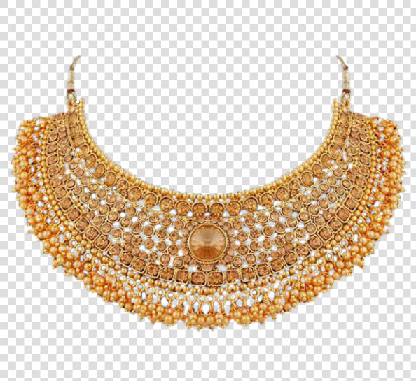 Sukkhi Traditional Gold Plated Kundan Choker Necklace   Wedding Golden Necklace  HD Png DownloadTransparent PNG