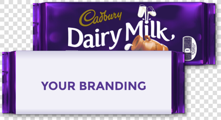 Your Branding Dairy Milk 110g   Cadbury Chocolate  HD Png DownloadTransparent PNG