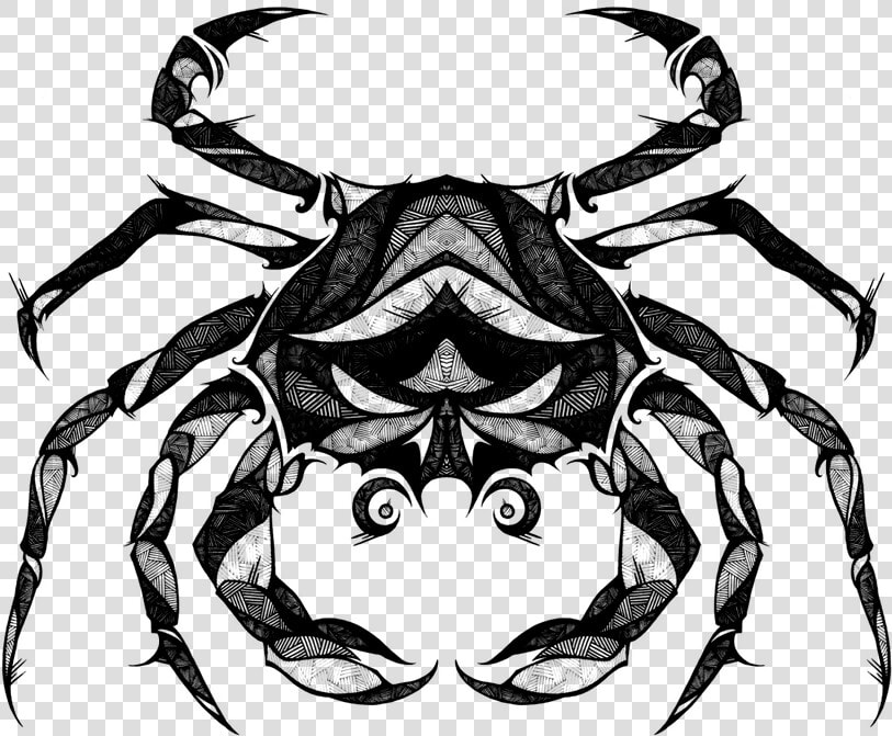 Zodiac Drawing Crab   Signs Of The Zodiac  HD Png DownloadTransparent PNG