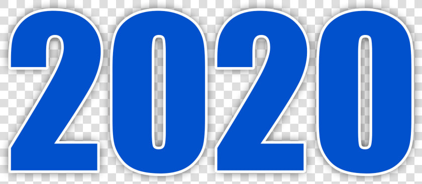 Happy New Year 2020 Blue Numbers   Надпись 2020 На Прозрачном Фоне  HD Png DownloadTransparent PNG