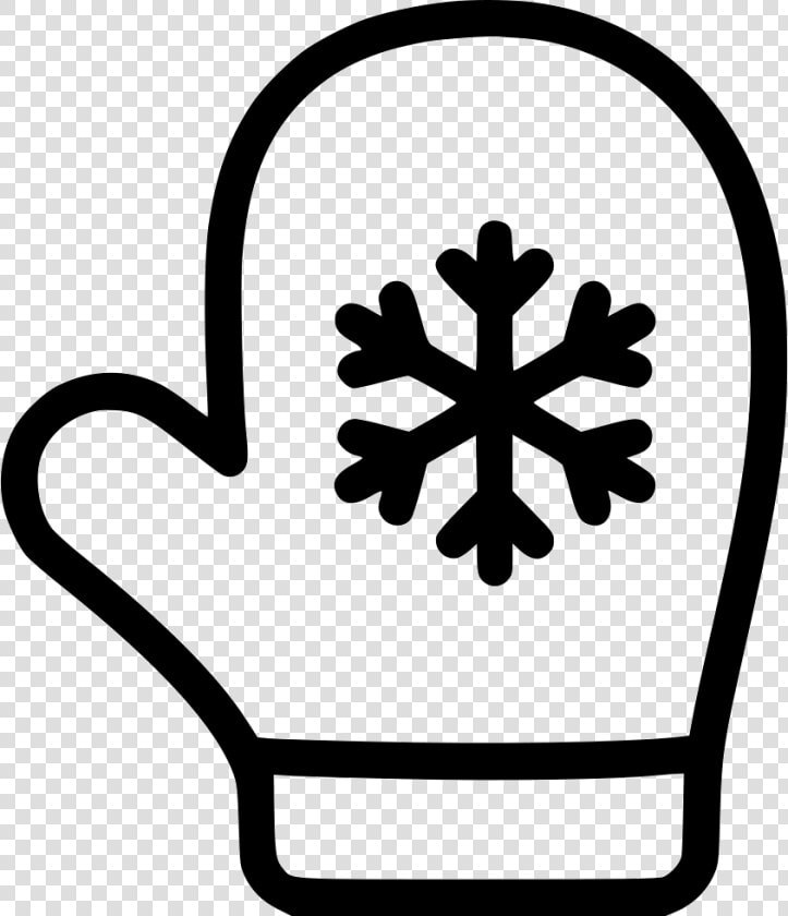 Christmas Mitten Png Icon   Snowflake Silhouette Clipart  Transparent PngTransparent PNG