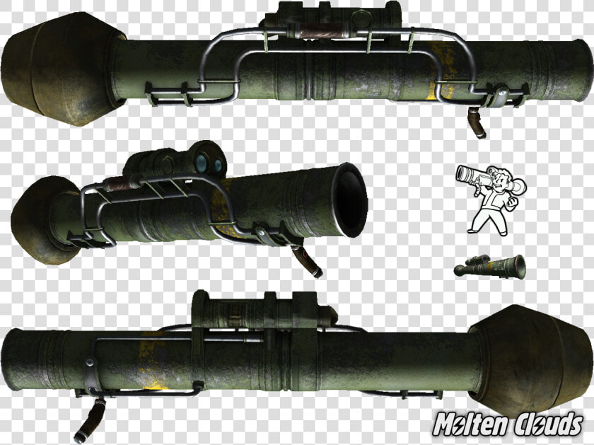 Transparent Rocket Launcher Png   Fallout New Vegas Launcher Mod  Png DownloadTransparent PNG