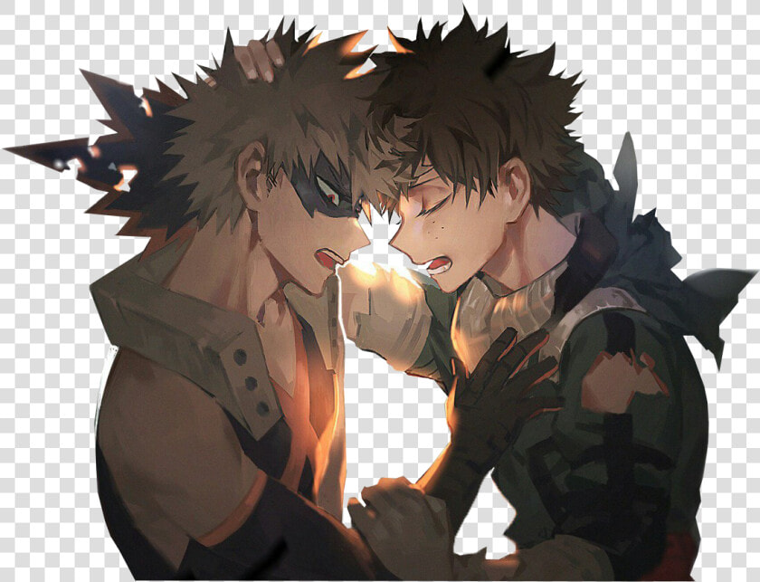 Наклейка Katsuki Bakugou X Izuku Midoriya » Boku No  HD Png DownloadTransparent PNG