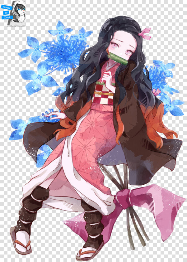  kimetsunoyaiba  demonslayer  nezuko  tanjiro  tanjirou   Kimetsu No Yaiba Render  HD Png DownloadTransparent PNG