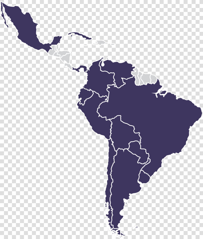 Latin American Integration Association   South America Map Grey  HD Png DownloadTransparent PNG