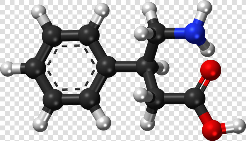 Phenibut Ball And Stick Model   Hydroquinone โครงสร้าง  HD Png DownloadTransparent PNG