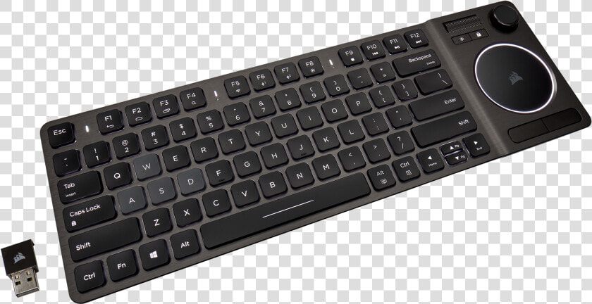 Corsair K83 Wireless Entertainment Keyboard  HD Png DownloadTransparent PNG