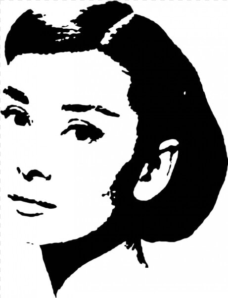 Audrey Hepburn Silhouette Vector  HD Png DownloadTransparent PNG