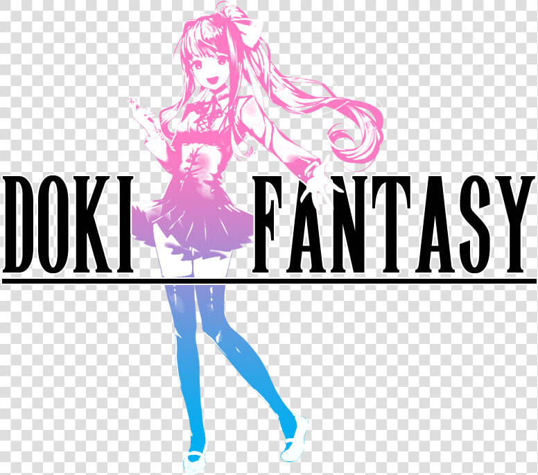 Doki Fantasy Final Fantasy X Text Logo   Final Fantasy 7  HD Png DownloadTransparent PNG