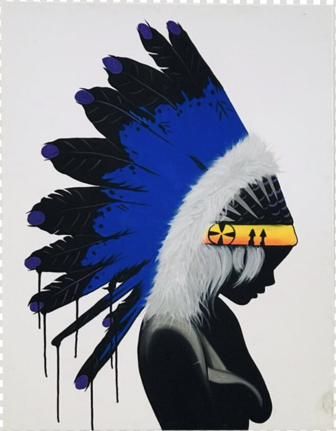 Headdress Painting Title Headdress Painting   Costume Hat  HD Png DownloadTransparent PNG