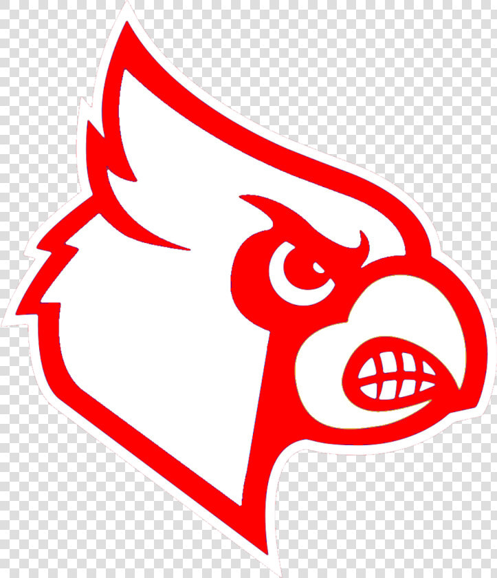 Red White Cardinals   Louisville Cardinals Logo Svg  HD Png DownloadTransparent PNG