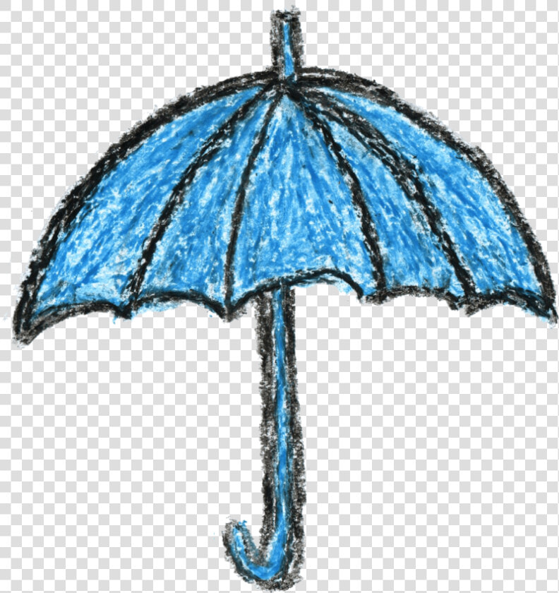 Crayon Umbrella Drawing   Crayon Drawing Transparent  HD Png DownloadTransparent PNG