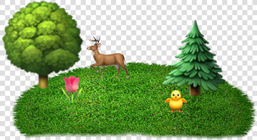 Emoji Forest Sticker used   Forest Emoji  HD Png DownloadTransparent PNG