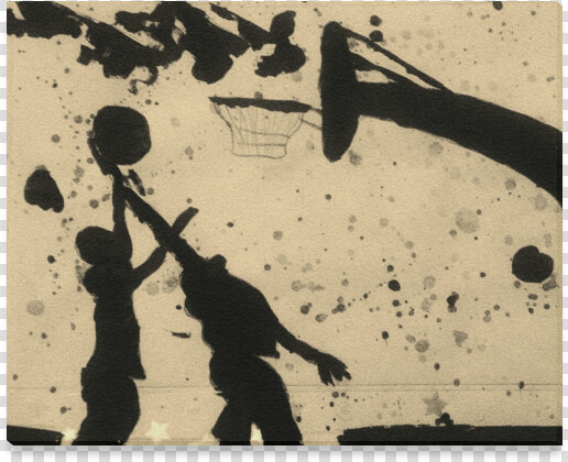 Spring Basketball Silhouette Fun Canvas Print 20 X16   Shadow  HD Png DownloadTransparent PNG