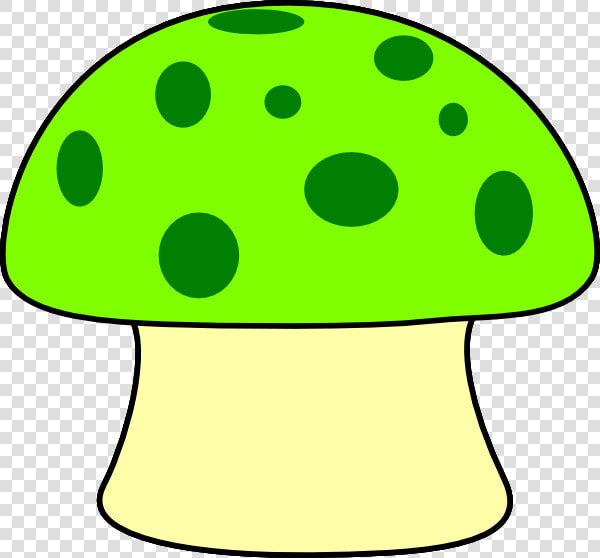 Mushroom Clip Art The Cliparts   Green And Yellow Mushroom  HD Png DownloadTransparent PNG