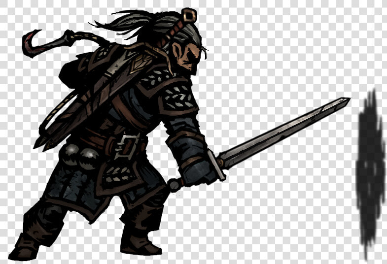 Witcher Class Mod Attack Steel Sword   Darkest Dungeon Highwayman Skin Mod  HD Png DownloadTransparent PNG