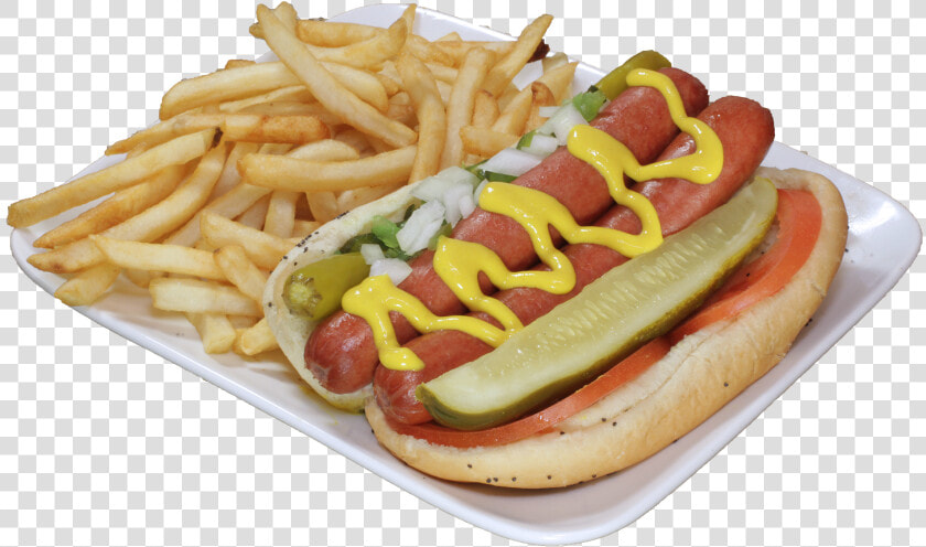 Chicago style Hot Dog  HD Png DownloadTransparent PNG