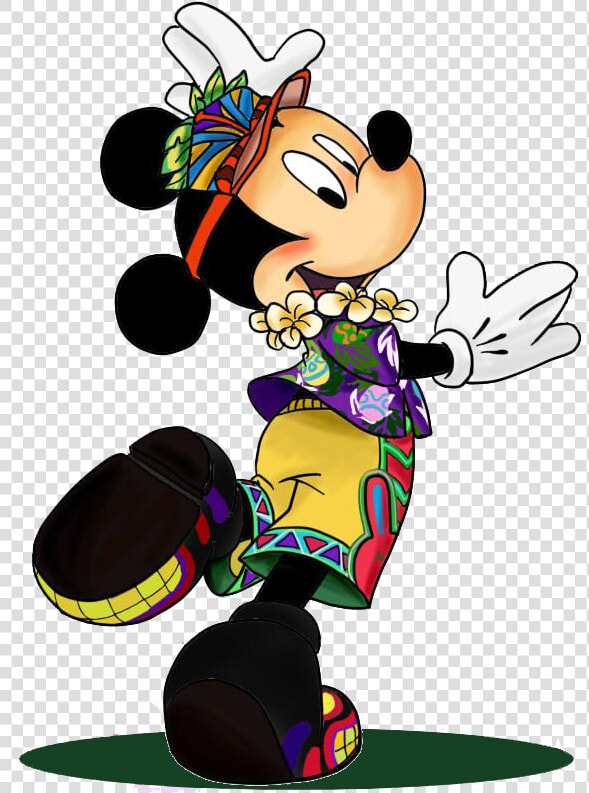 Hawaii Clipart Mickey   Luau Mickey Mouse  HD Png DownloadTransparent PNG