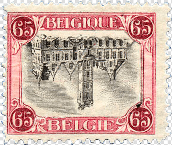 Inverted Dendermonde Stamp    Old 65 Belgique Stamp  HD Png DownloadTransparent PNG