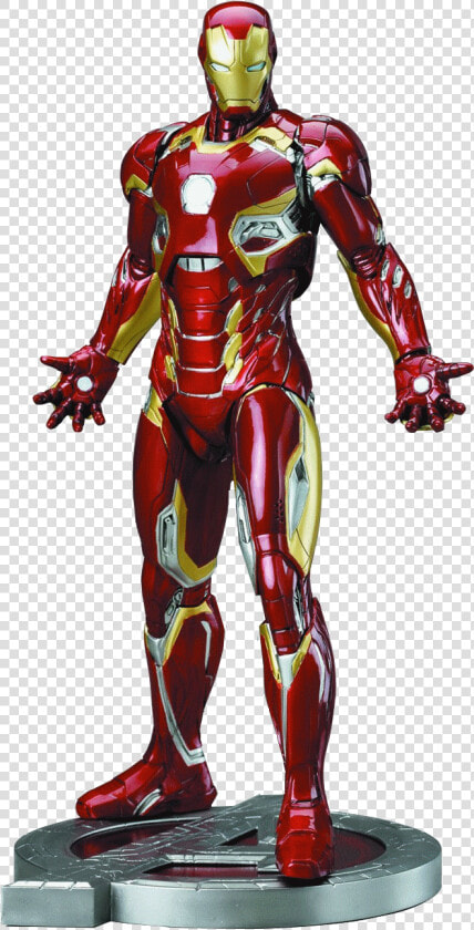 Artfx Iron Man Mark 45 Avengers Age Of Ultron   Comic Iron Man Figure  HD Png DownloadTransparent PNG