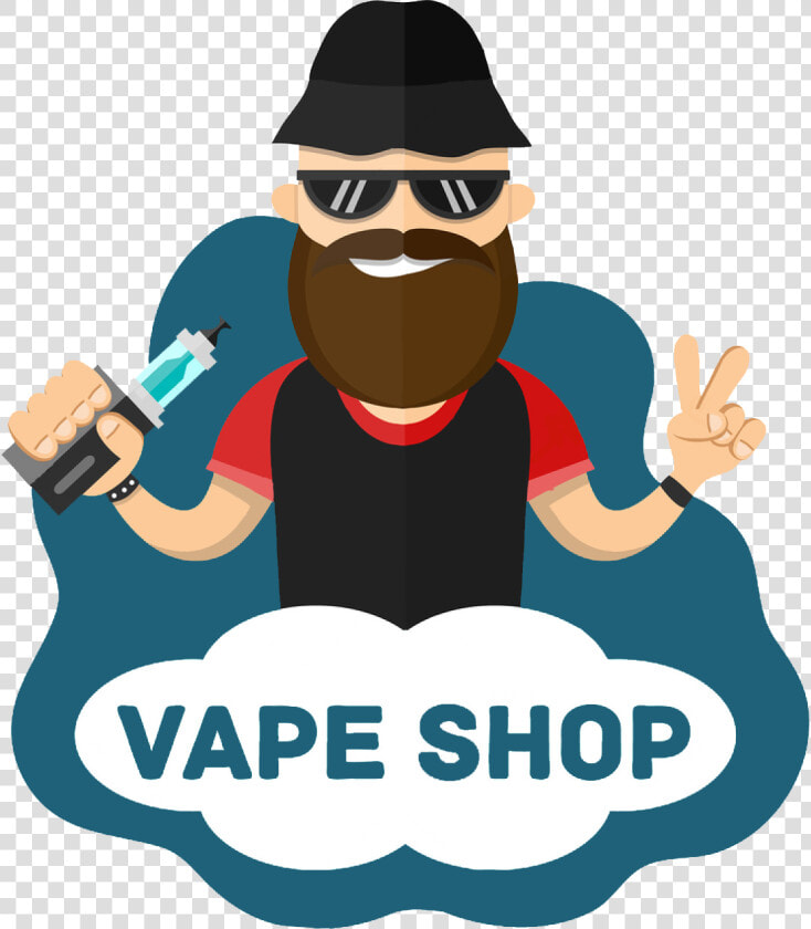 Vape Pen Cartoon Clipart   Png Download   Vape Store Owner Cartoon  Transparent PngTransparent PNG