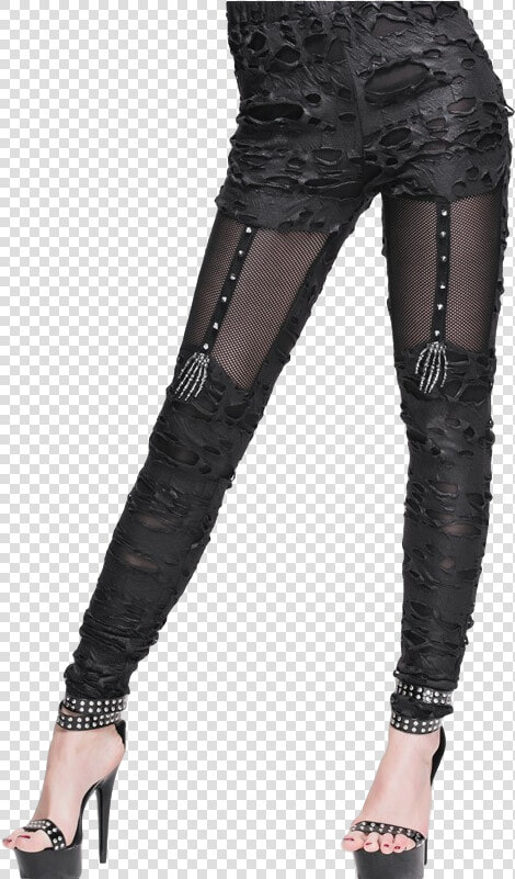 Ripped Fishnet Womens Legging  HD Png DownloadTransparent PNG