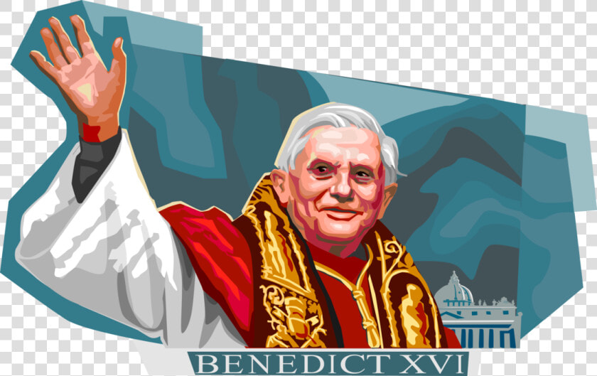 Vector Illustration Of Pope Benedict Xvi  Pontiff Head   Pope Benedict Xvi Transparent  HD Png DownloadTransparent PNG