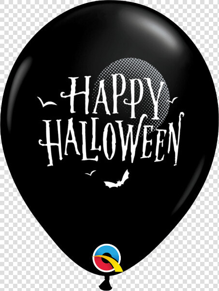 Halloween Moon  amp  Bats Balloons   Balloon  HD Png DownloadTransparent PNG