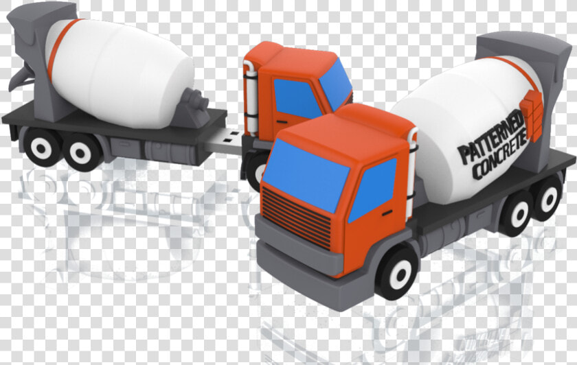 Concrete Mixer   2257   Model Car  HD Png DownloadTransparent PNG