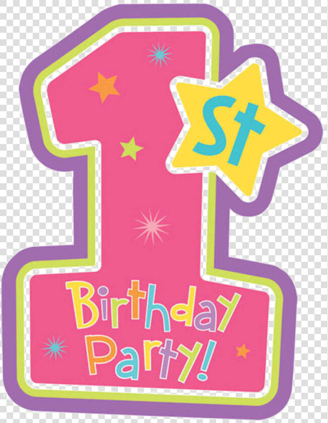 1 Vector Happy 1st Birthday   Happy 1st Birthday Png  Transparent PngTransparent PNG