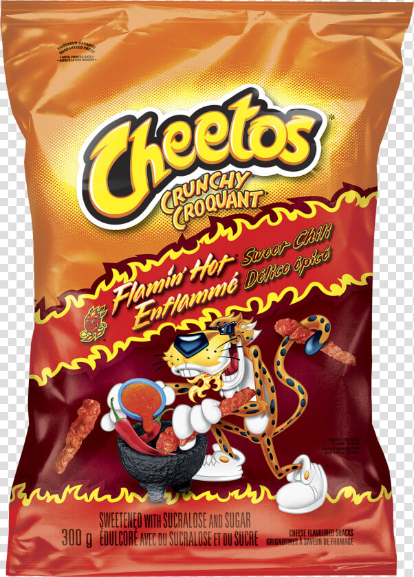 Hot Cheetos Png   Flamin Hot Cheetos Sweet Chili  Transparent PngTransparent PNG