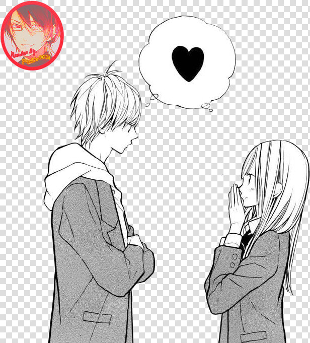 Sad Couple Png Clipart   Boy Meets Girl Drawing  Transparent PngTransparent PNG