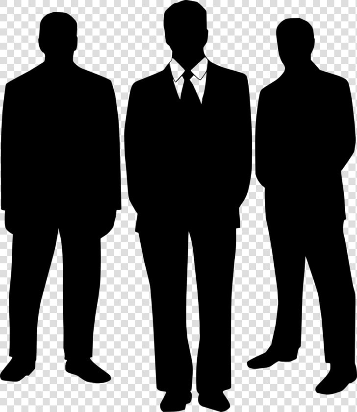 Business Men  Black Suits  Silhouettes  Bodyguards   Men In Suits Silhouette  HD Png DownloadTransparent PNG