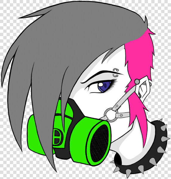 Gas Mask Girl By Wraithdragon   Drawings Gas Masks Anime  HD Png DownloadTransparent PNG