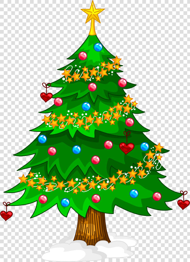 Christmas Tree Clipart Transparent Pencil And In Color   Christmas Tree Clipart Png  Png DownloadTransparent PNG