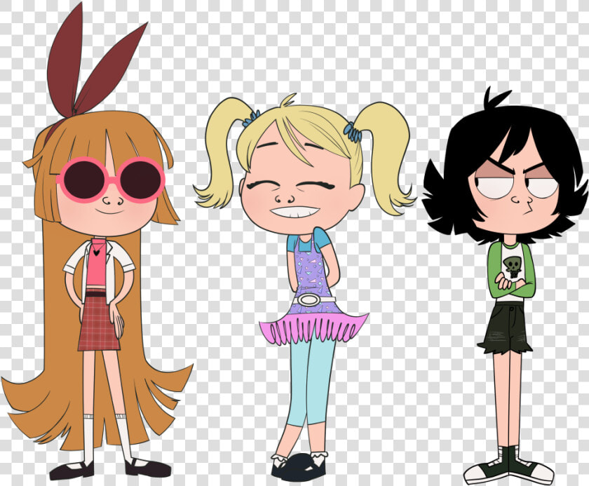 Powerpuff Girls gorillaz Au Where The Girls Form A   Powerpuff Girls Au  HD Png DownloadTransparent PNG