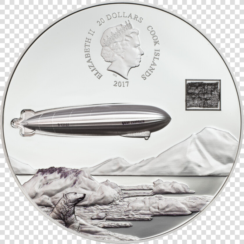 100th Anniversary Of Graf Zeppelin Ag   Coin  HD Png DownloadTransparent PNG