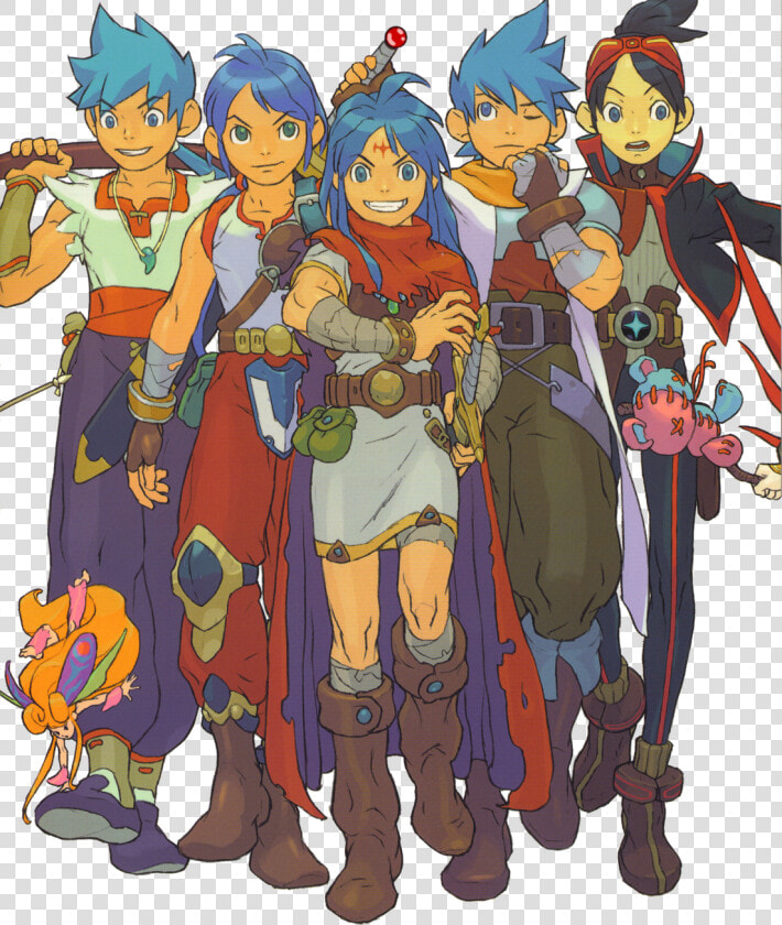 Ryu Of Each Game   Breath Of Fire Ryu  HD Png DownloadTransparent PNG