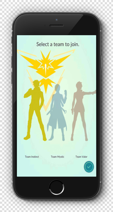 Choose Team Pokémon Go Team Instinct   Iphone  HD Png DownloadTransparent PNG